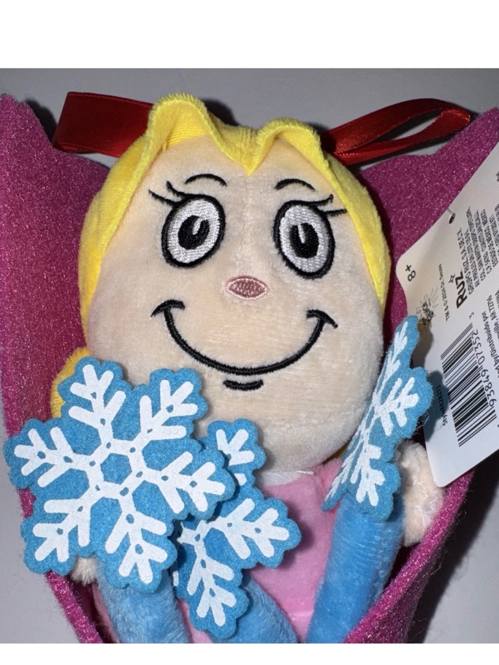 The Grinch Plush Kids Toy - Pink/Yellow/Blue